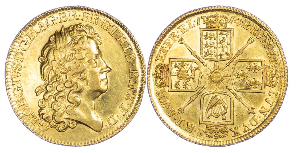George I, 1714 Guinea, ‘Prince Elector’ type
