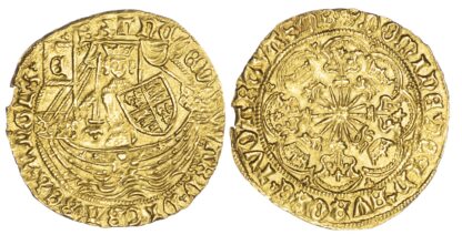 Edward IV Half Ryal S1959 GVF +