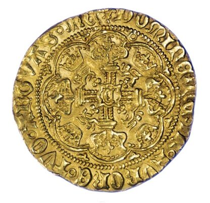 Henry VI Half Noble Calais Mint S1807 EF
