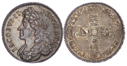 James II, 1685 Halfcrown