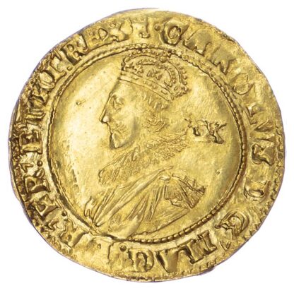 Charles I Unite Tower Mint, group B, class 1a