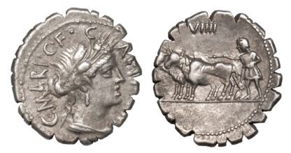 C. Marius Capito, Silver Denarius