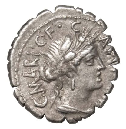 C. Marius Capito, Silver Denarius