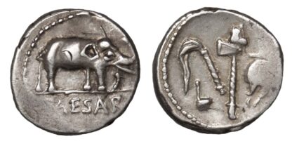 Julius Caesar, Silver Denarius