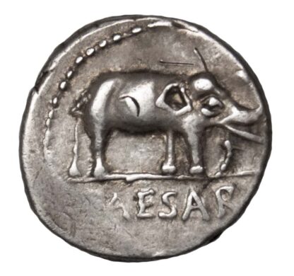 Julius Caesar, Silver Denarius