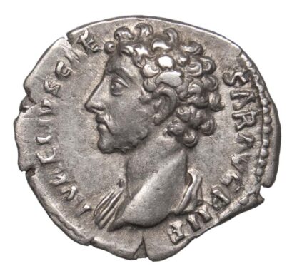 Marcus Aurelius, Silver Denarius, left facing
