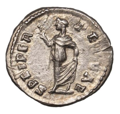 Geta (as Caesar), Silver Denarius