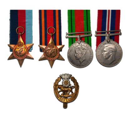 A Far East Yorks & Lancs WW2 Infantary Group to A. Allen