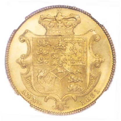 1831 William IV Sovereign Virtually Mint MS63