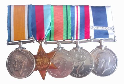 A Royal Marines Group of five to Marine Edward Moat