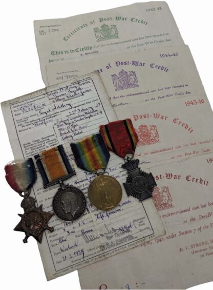 A Great War Royal Field Artillery Belgian Military Decoration group of 4 to Driver/Signaller William Charles James Peterken RFA