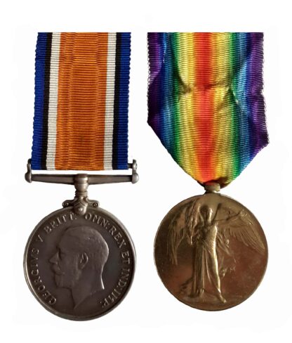 A Great War Officer's Casualty pair to 2nd Lt Albert V S Malcolm