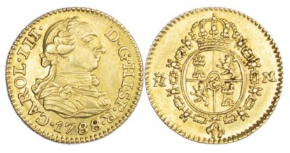 Spain, Carlos IV, 1/2 Escudos 1788