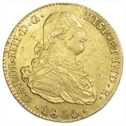Spain, Carlos IV, 2 Escudos 1800