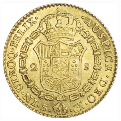 Spain, Carlos IV, 2 Escudos 1800