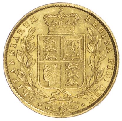 Victoria (1837-1901), 1869 Sovereign, die 39 - Ex Bentley Sale