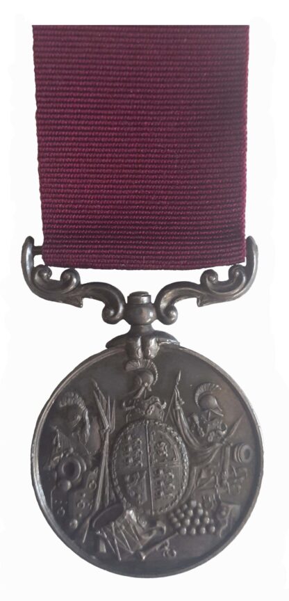 Long Service & Good Conduct Medal, QVR, to Troop Sergeant Major Ephraim Thomas