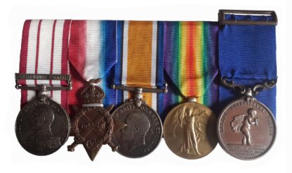 A Superb Royal Navy, Persian Gulf, Great War, Royal Humane Society Life Saving group of 5 to Gunner (later Lieutenant) William Catley