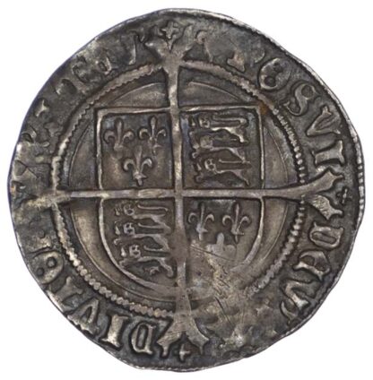 Henry VIII (1509-47), Groat, second coinage, mintmark lis