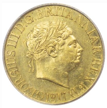 George III (1760-1820), 1817 Sovereign