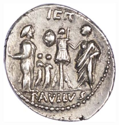 L Aemilius Lepidus Paullus, Silver Denarius