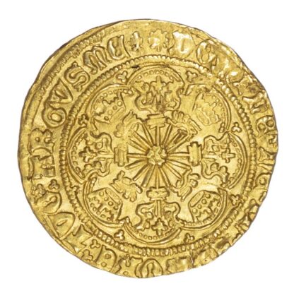 Edward IV (1461-70), First reign, Half Ryal. York mint, light coinage