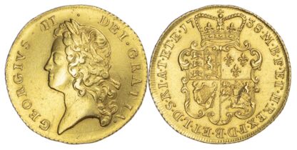 George II (1727-60), Two Guineas, 1738