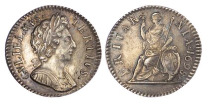 William III (1694-1702), Silver Proof Farthing, 1698