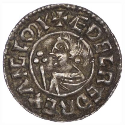 Aethelred II (978-1016), Crux type Penny, Canterbury mint