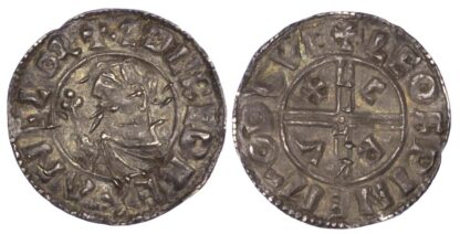 Aethelred II (978-1016), Small Crux Type Penny, Dover mint