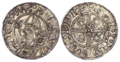 Canute (1016-35), Pointed Helmet Penny, Gloucester mint