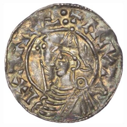 Canute (1016-35), Pointed Helmet Penny, Norwich mint