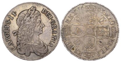 Charles II (1660-85), 1663 Halfcrown, first bust