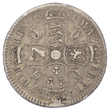 Charles II (1660-85), 1681 Halfcrown, fourth bust