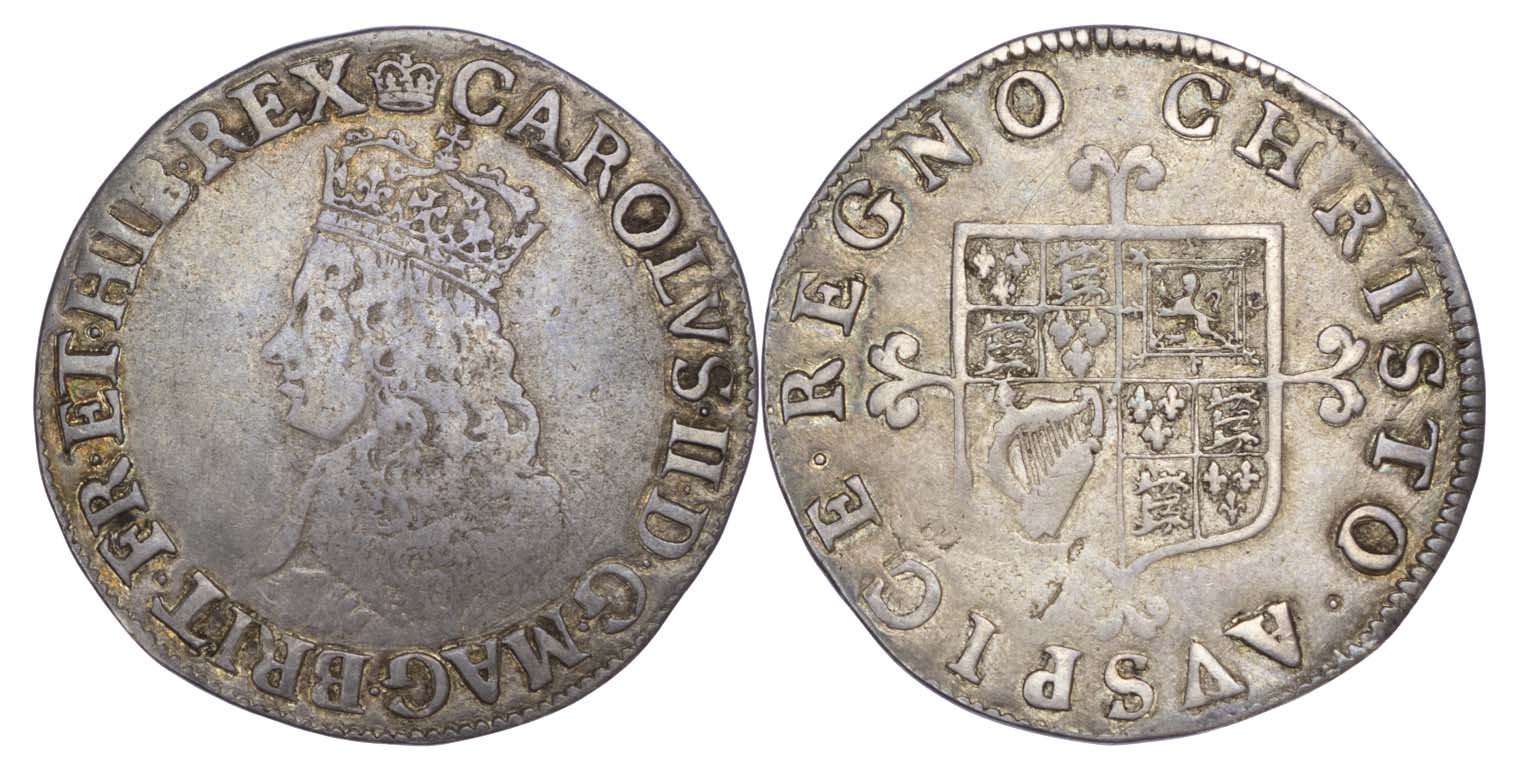 Charles II (1660-85), Shilling, Hammered, First Issue Charles II (1660-85), Shilling, Hammered, First Issue