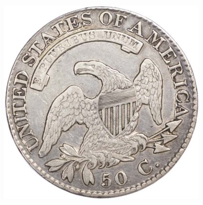 U.S.A. Silver Half Dollar, 1826, capped Liberty bust