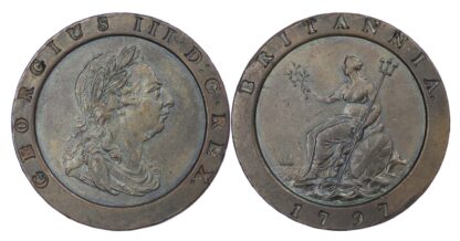 1797 George III Cartwheel Two Pence BMC 1077