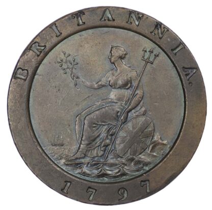 1797 George III Cartwheel Two Pence BMC 1077