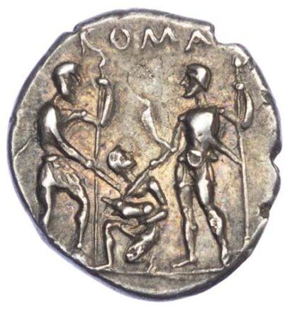 Roman Republic, T. Veturius, Silver Denarius