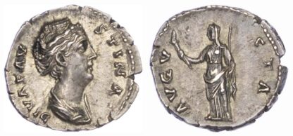 Diva Faustina Senior, Silver Denarius