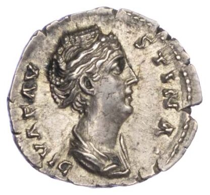 Diva Faustina Senior, Silver Denarius