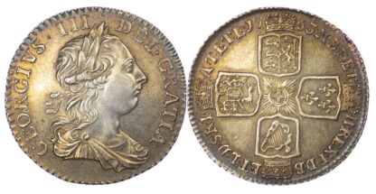 1763 Northumberland George III Shilling Extremely Fine or better