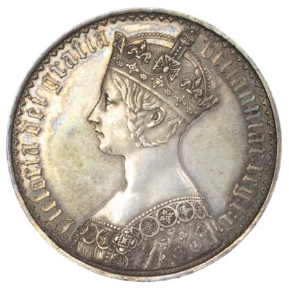 1847 Gothic Victoria Crown About as Struck