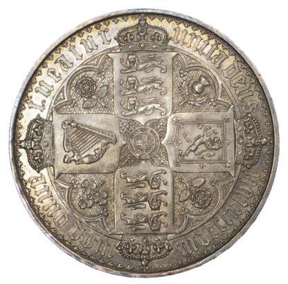 1847 Gothic Victoria Crown About as Struck