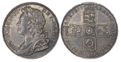 George II (1727-60) Proof Silver Sixpence, 1728, Plain Edge (R4)