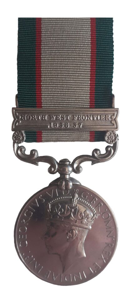 India General Service Medal 1936-39, one clasp, North West Frontier 1936-37 to Sepoy Kanshi Ram