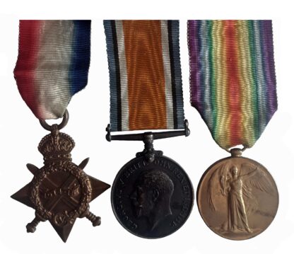 A Great War Rifle Brigade Casualty Trio to Private James Scofield