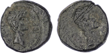 Augustus and Divus Julius Caesar, Bronze Unit