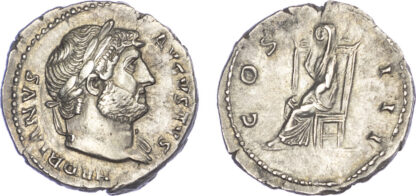 Hadrian, Silver Denarius