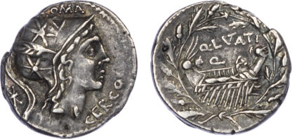 Q. Lutatius Cerco, Silver Denarius